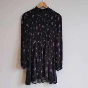 Wild Fable Mock Neck Mini Dress with Smocking XL